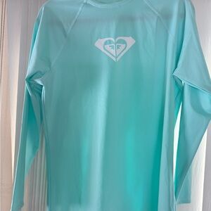 Roxy Opal Exc Long Sleeve Women’s Rashguard Swim Suit 
(Aqua/Turquoise)